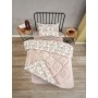 ETE HOMETEX TEK KİŞİLİK LÜX WELSOFT YORGAN SETİ AKSU BEJ 155X215CM 8696474231931